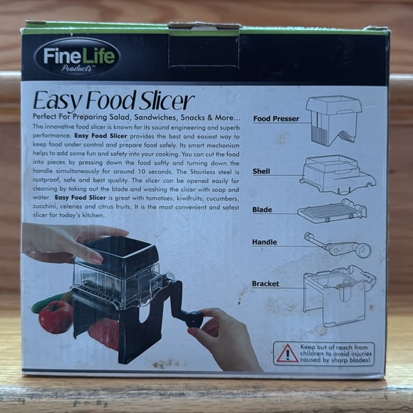 FineLife Easy Food Slicer Brand New in box - Picture 2 of 4